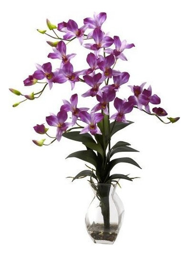 Orquídea Dendrobium De 1292-pp Casi Natural Con Arreglo