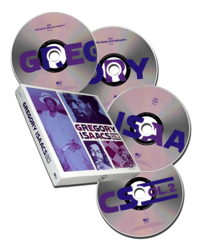 Imagen 1 de 2 de Gregory Isaacs Reggae Legends Vol.2 Box 4 Cd Importado