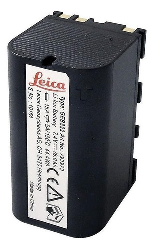 Bateria Leica Geb222 - Estação Total Ts02/ts06/ts09 E Gps