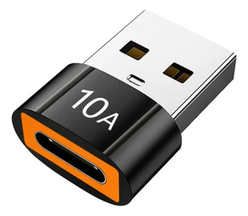 Convertidor Otg Usb C 10a Hembra A Usb 3.0 Macho Rapido