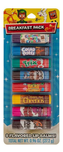 Bálsamos Labios Cheerios Trix Lucky Charms Frankberry 8pzs