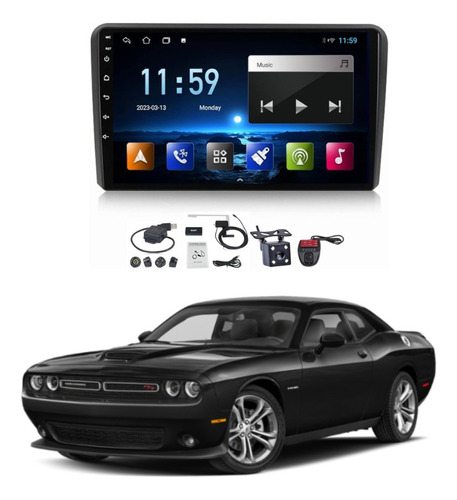 Estereo De Pantalla Android Dodge Challenger 2014 Carplay