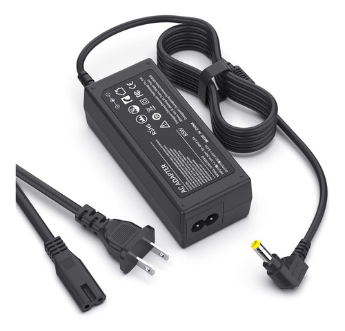 Cargador De Corriente Adaptador Para Portátil De 65 W Para T