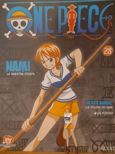 Figura One Piece Salvat N 28 Nami Con Revista Y Poster.