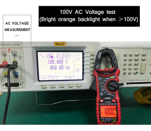 Pinza Amperimétrica Digital Habotest Ac/dc Para Medir-ht206b
