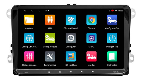 Central Multimidia Jetta 11/17 9p 2gb Android Carplay Wifi