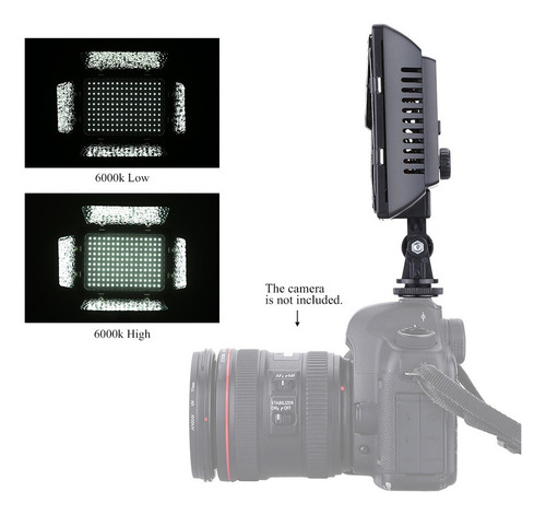 Panel De Luz Led Andoer W160 Color Blanco Frío