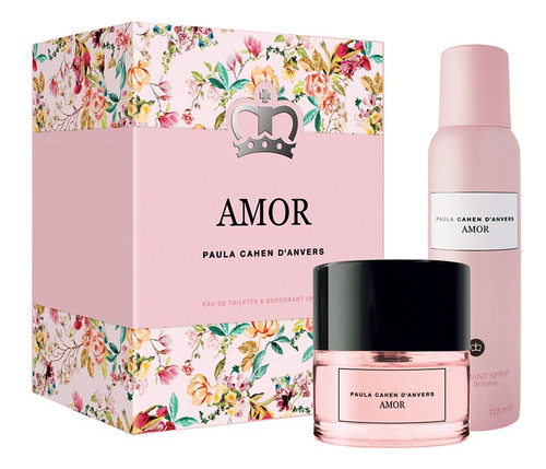 Set Perfume Paula Amor Edt 60 Ml + Desodorante 