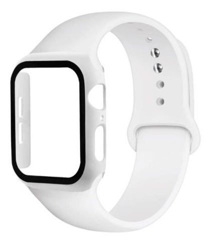 Kit Correa Silicona Protector Para Applewatch 42/44/45mm