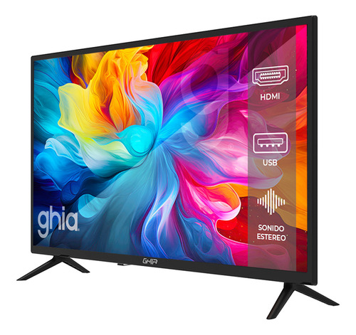 Pantalla Ghia 32 Pulgadas Led Hd 720p Usb Hdmi Rca 60hz