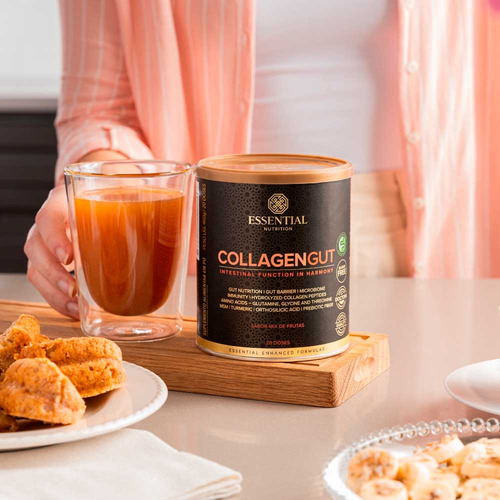 Collagen Gut Essential Nutrition 460g - Sabor Mix De Frutas