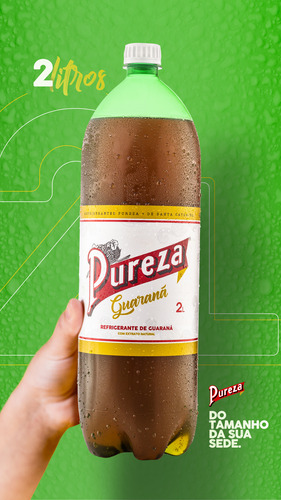 Refrigerante Pureza Guaraná 2 Litros (fardo C/ 6 Unid)
