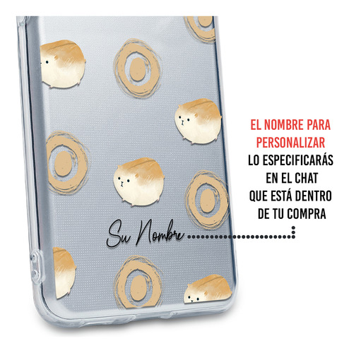 Funda Para Zte Para Mujer Patrón Hamster Con Personalizacion