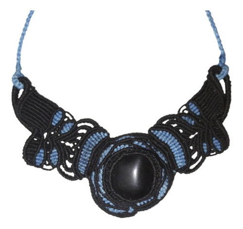 Collar Obsidiana Negra 