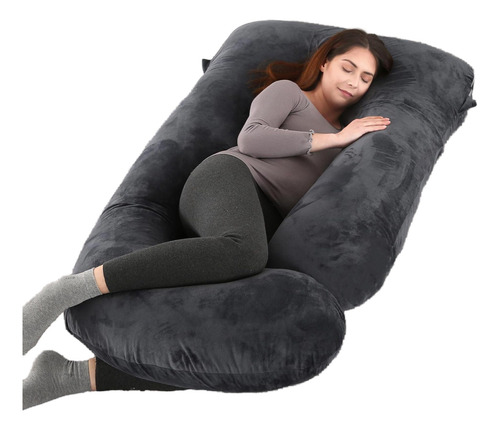 Almohada De Embarazo 57 Cuerpo Completo Con Funda Lavable
