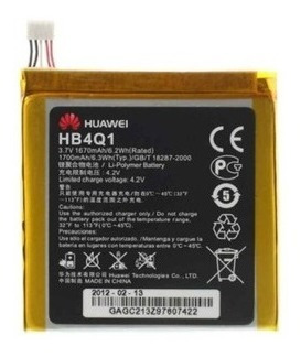 Bateria Pila Huawei Hb4q1hv Para Ascend P1 U9200, T9200 W1