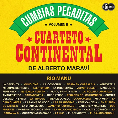 Cuarteto Continental - Cumbias Pegaditas Vol Ii / Cd