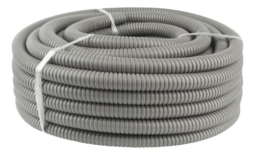 Conduit Extra Flexible Metalico Con Pvc Gris 50mm-rollo 20mt