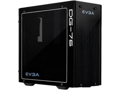 Evga Dg 76 Mate Negra Torre, 2 Laterales De Vidrio Templado,