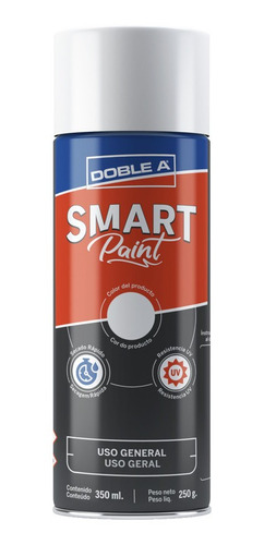 Esmalte En Aerosol Smart Paint Aa Blanco Bri Ug 350ml/250g