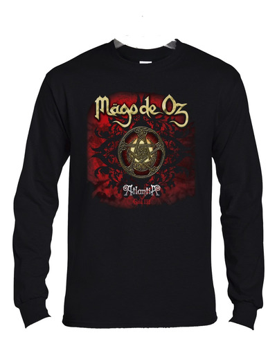 Polera Ml Mago De Oz Atlantia Gaia Iii Metal Abominatron