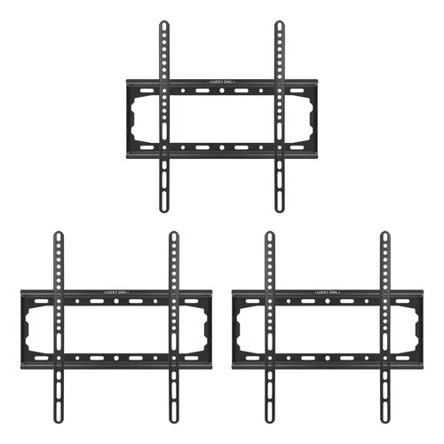 Kit 3 Soportes Lucky Owl Fijo Tv 26 A 60 T50a-f2660 50kg