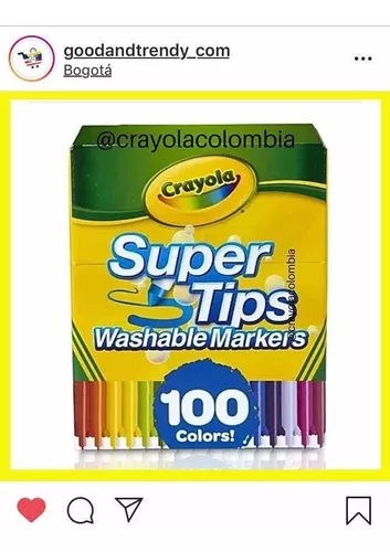 Marcadores finos lavables de Crayola , 12 unidades, Variados