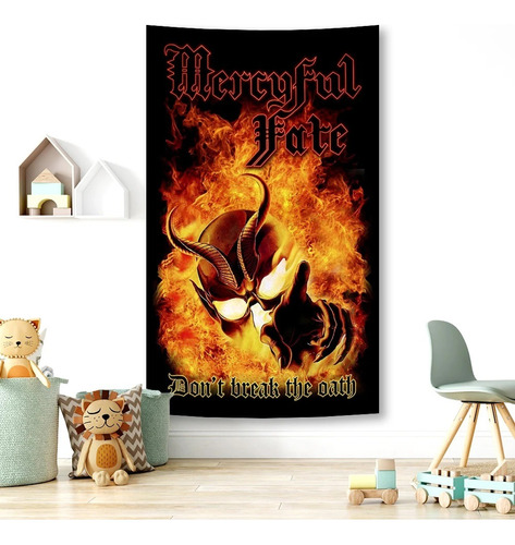 Tapiz Banderín Mercyful Fate 90x60 Cm