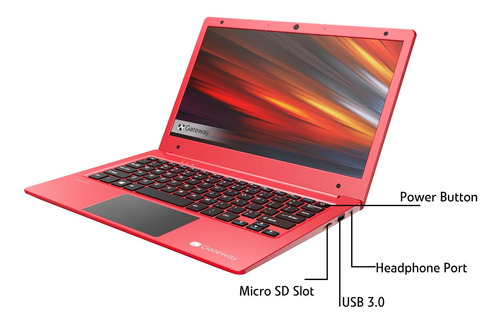 Gateway De 11.6  Ultraslim,hd,intel Celeron,dual Core, 64gb