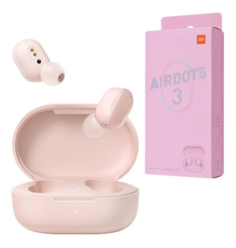 Redmi Airdots 3 Rosa Xiaomi Sem Fio Bluetooth Original!