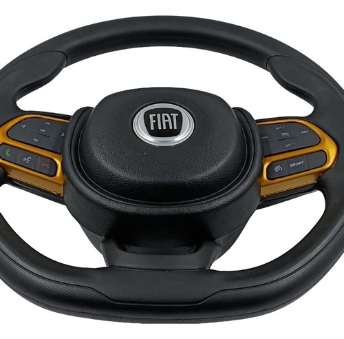 Direção Esportiva Argo Dourado Fiat/preto 2011 Sem Comando