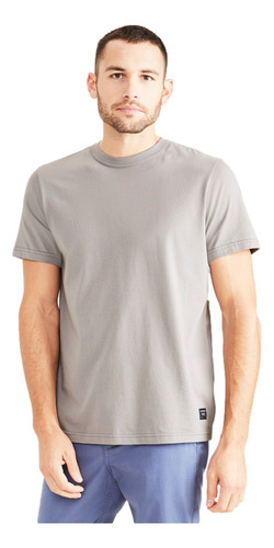 Polera Hombre Original Tee Slim Fit Gris Dockers