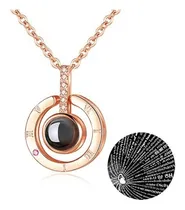 Comprar Collar Te Amo En 100 Idiomas, Dos Modelos + Bolsita Regalo
