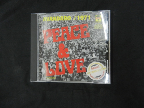 Peace And Love Cd Avandaro 1971 Mexico 1992