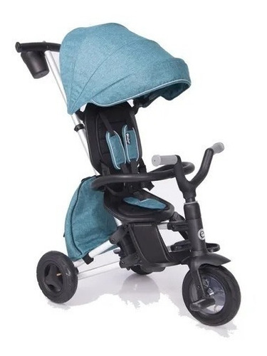 Imagen 5 de 10 de Triciclo Paseador Ebaby Plegable. Asiento Giratorio.