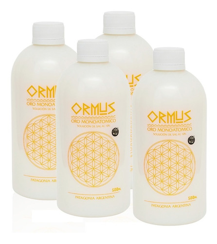 Combo X4 Ormus Oro Monoatomico 500ml Patagonia Argentina