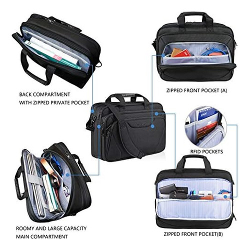 Kroser Laptop Bag Maletín Premium Para Computadora Portátil