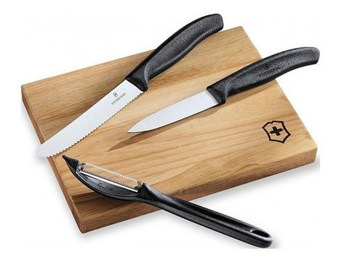Imagen 6 de 6 de Juego Victorinox De 2 Cuchillos Y Pelador Swissclassic