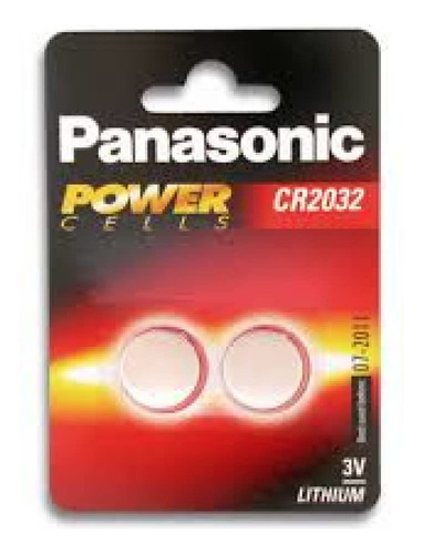 Panasonic 2 Bateria Litio Cr2032 3 Voltio