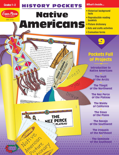 Book : History Pockets Native Americans, Grades 1-3 - Evan.