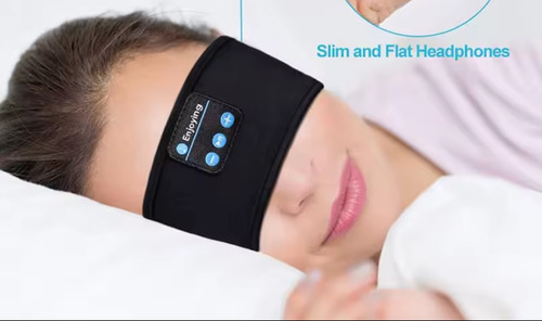 Auriculares Inalámbricos Diadema Bluetooth Deportiva Dormir Negro