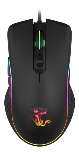 Imagen 4 de 6 de Mouse De Juego Aiwa Constrictor Rgb 7 Botones 3200 Dpi