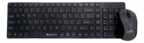 Teclado Combo Eurocase Coral + Mouse Retractil 800dpi 510bk