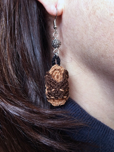 Arete Tejido Chancla Mexicana