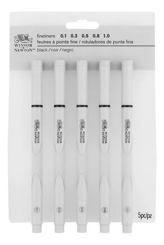 Winsor & Newton Marcador Fineliner Black Assortment Set