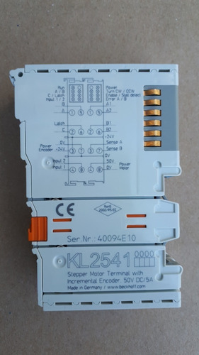 Oferta Beckhoff Kl2541 Stepper Motor Terminal 48vdc 5a