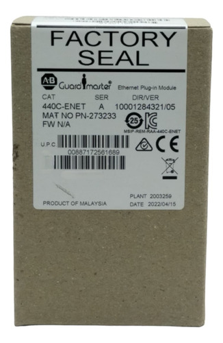 Allen Bradley 440c-enet Guardmaster Ethernet
