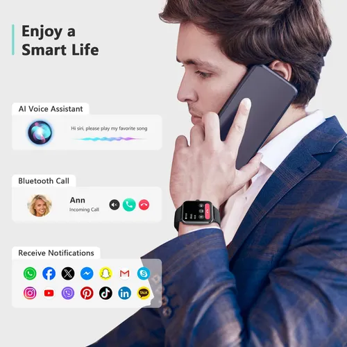 Reloj Inteligente Blackview 2025 Con Monitor De Frecuencia C