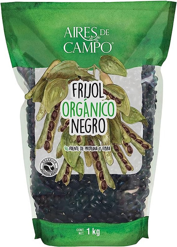 Aires De Campo Frijol Organico Negro 1kg