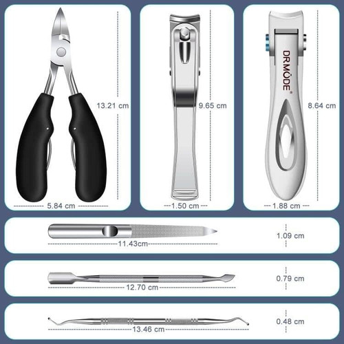 Kit Pinzas Tijeras Para Uñas Grandes Resistentes Afiladas
